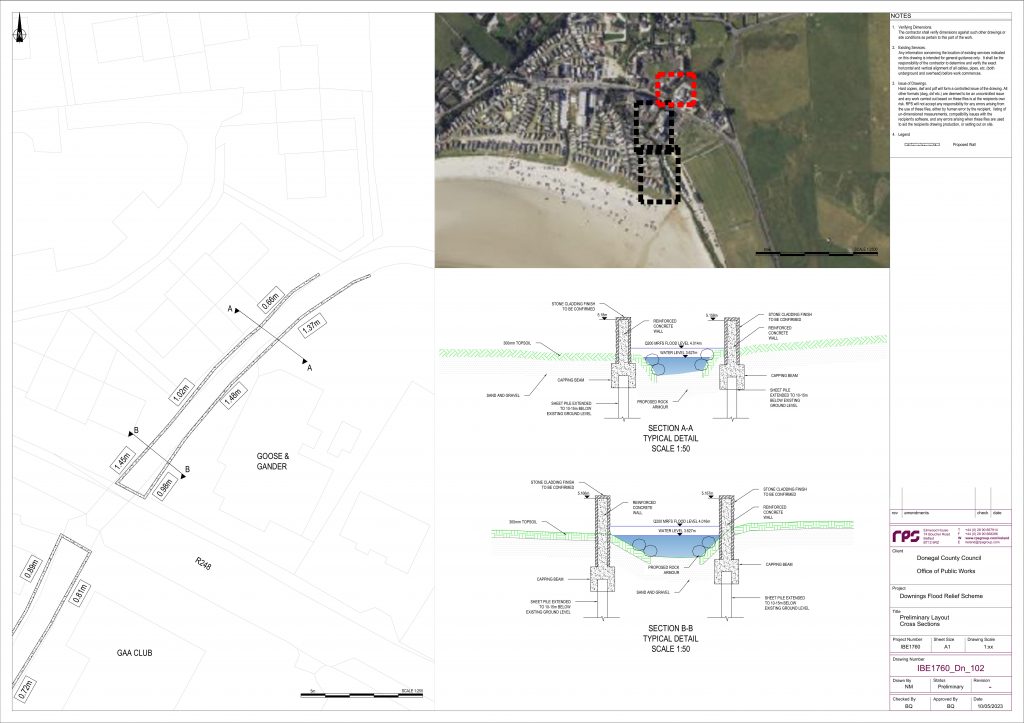 IBE1760_Dn_102 Plan View and Cross Sections