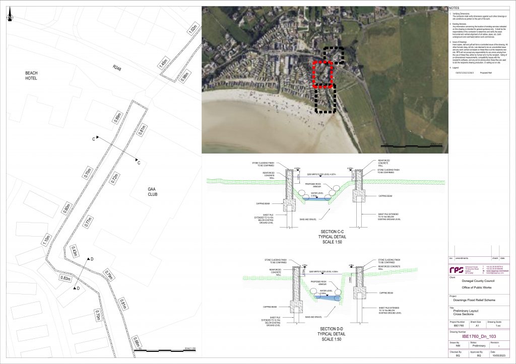 IBE1760_Dn_103 Plan View and Cross Sections