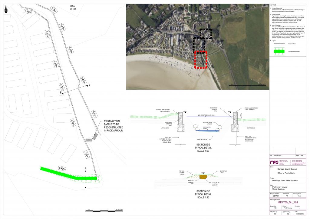 IBE1760_Dn_104 Plan View and Cross Sections